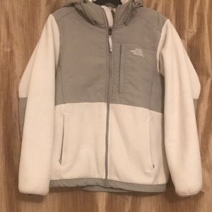 Fleece hooded jacket